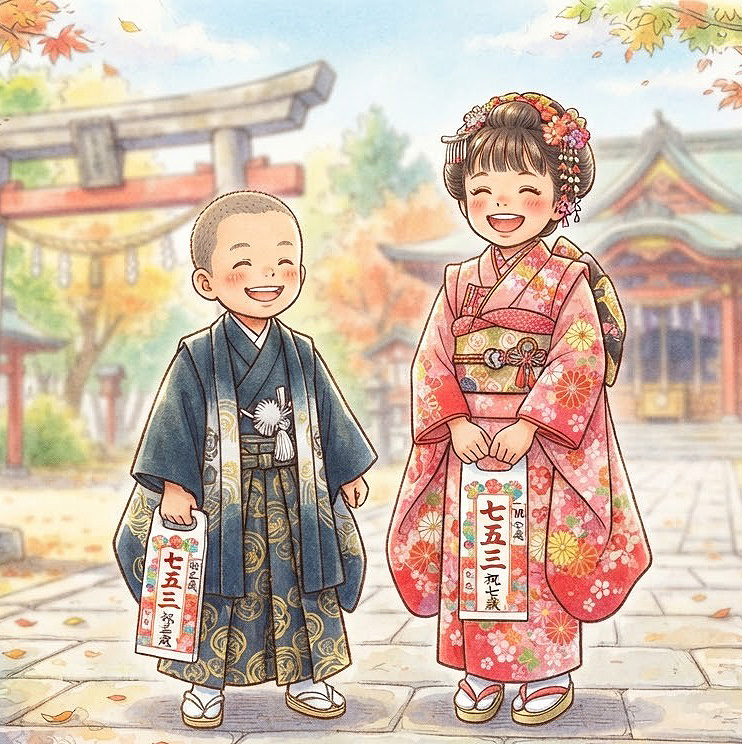 松尾寺七五三参り